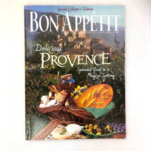 Bon Appetit Provence Special Collector's Edition May 1999 Vol 44 No 5 Recipes - Picture 1 of 6